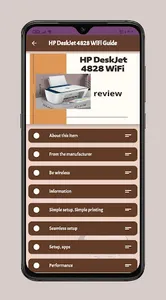HP DeskJet 4828 WiFi Guide screenshot 2
