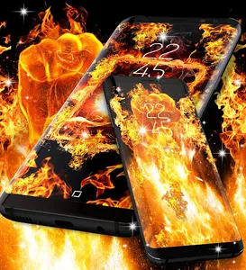 Fire flames live wallpaper screenshot 16