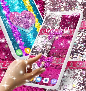 Sequin glitter live wallpaper screenshot 12