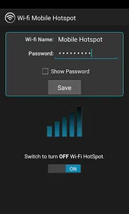 Wi-fi Mobile Hotspot screenshot 1