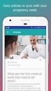 Femyo - Pregnancy week by week screenshot 4