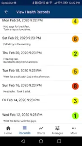 Health Symptom Tracker screenshot 2
