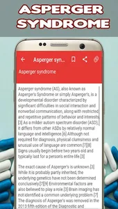 Asperger Syndrome: Causes,Diag screenshot 1