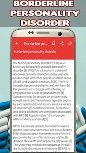 Borderline Personality Disorde screenshot 1
