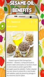 Sesame Oil Benefits screenshot 0