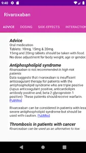 Using Rivaroxaban screenshot 1