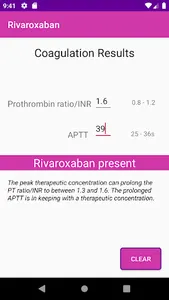 Using Rivaroxaban screenshot 5