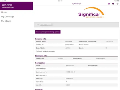 Significa Benefit Services, In screenshot 11
