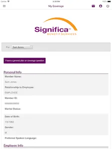 Significa Benefit Services, In screenshot 7