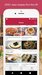 Healthy food recipes UK/EU screenshot 0