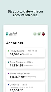 Heartland Bank Mobile Banking screenshot 2