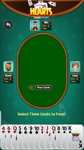 Hearts Card Classic screenshot 2