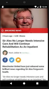 Universal Sports News screenshot 1
