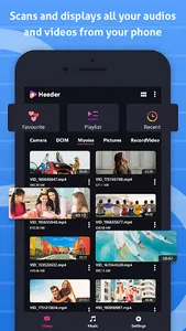 Heeder: Video & Audio Player screenshot 5