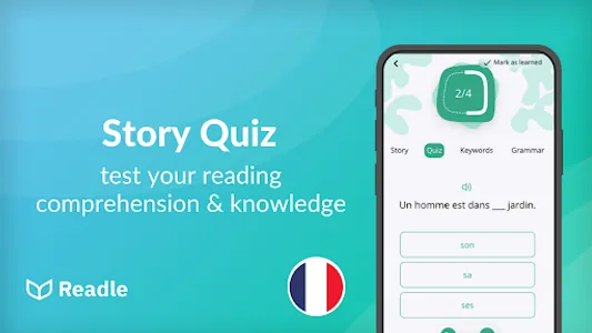 Learn French: News by Readle screenshot 2