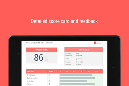 Hello English Assessments screenshot 5