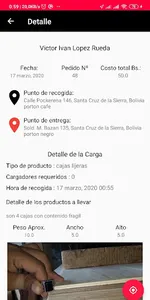 WebCargo Transportista screenshot 1