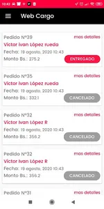 WebCargo Transportista screenshot 6