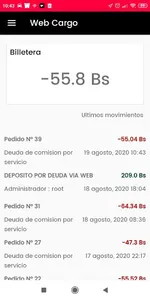 WebCargo Transportista screenshot 7