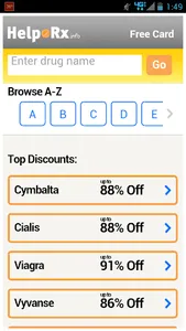 HelpRx Mobile Drug Discounts screenshot 0