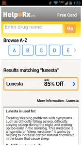 HelpRx Mobile Drug Discounts screenshot 1