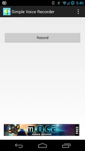 Simple Voice Recorder screenshot 0