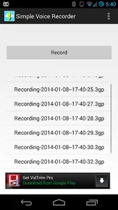 Simple Voice Recorder screenshot 1