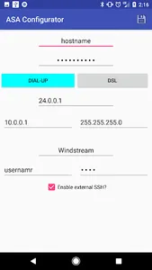 (alpha) ASA Configurator screenshot 1