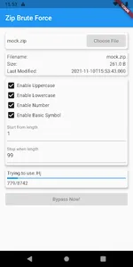 Zip Brute Force screenshot 7
