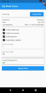 Zip Brute Force screenshot 9