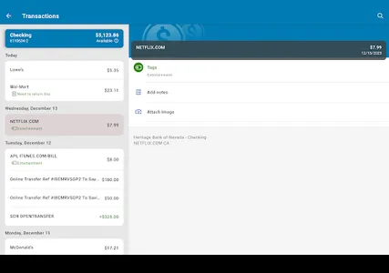 Heritage Bank NV screenshot 8