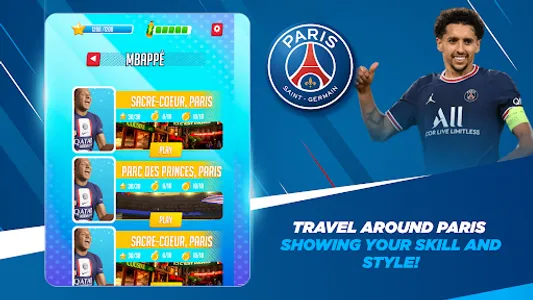 PSG Soccer Freestyle 2023 screenshot 13