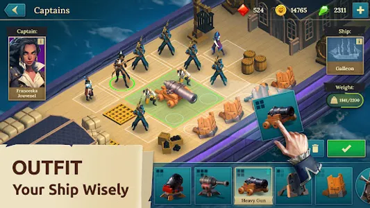 Pirate Ships・Build and Fight screenshot 1