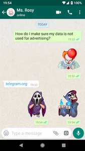 Halloween Horror Stickers - WA screenshot 0