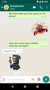Halloween Horror Stickers - WA screenshot 1