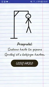 Wisielec screenshot 3