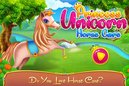 Unicorn Pony Horse Care Game screenshot 0