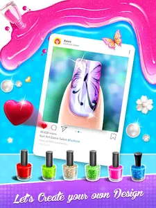 Nail Salon Fashion Makeup Game screenshot 19