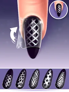 Nail Salon Fashion Makeup Game screenshot 9