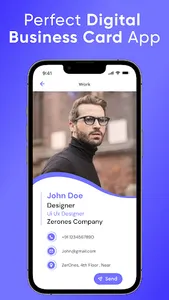 vBiz - Digital Business Card screenshot 0