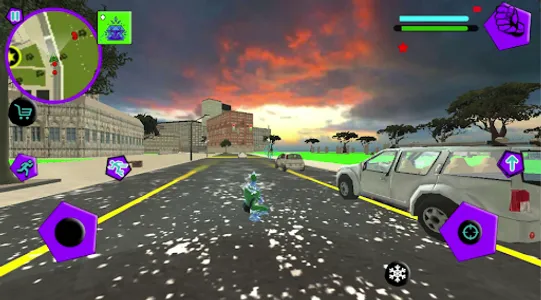 Snow Storm Ice Superhero screenshot 2