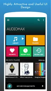 AudioMax Music Player - Audio  screenshot 1