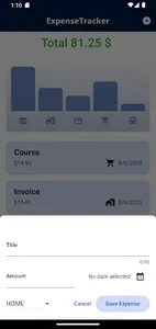 Expense Tracker screenshot 1