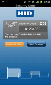 ActivID Token screenshot 1