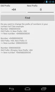 Edit Prefix Number screenshot 0