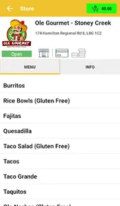 Ole Gourmet screenshot 1