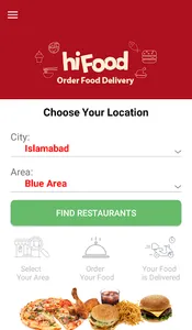 HiFood: Food Delivery Pakistan screenshot 0