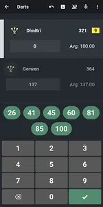 DARTS Scoreboard 2023 screenshot 1