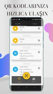 QR Kare Kod Oku & Olustur screenshot 1