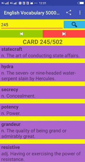 English Vocabulary 5000 Words screenshot 3